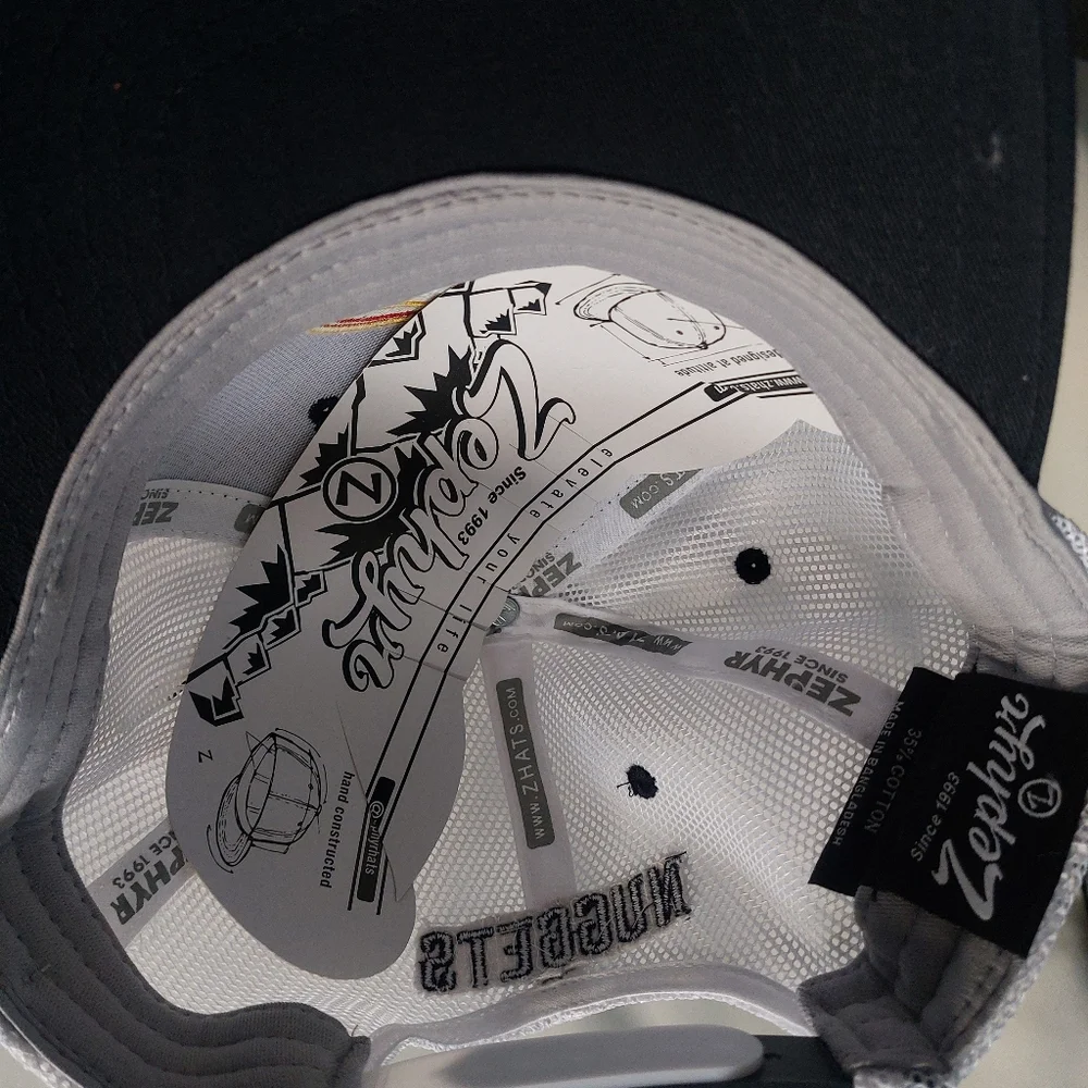 Zephyr Nuggets NBA Navy‎ and White Cap with Gold Embroidery